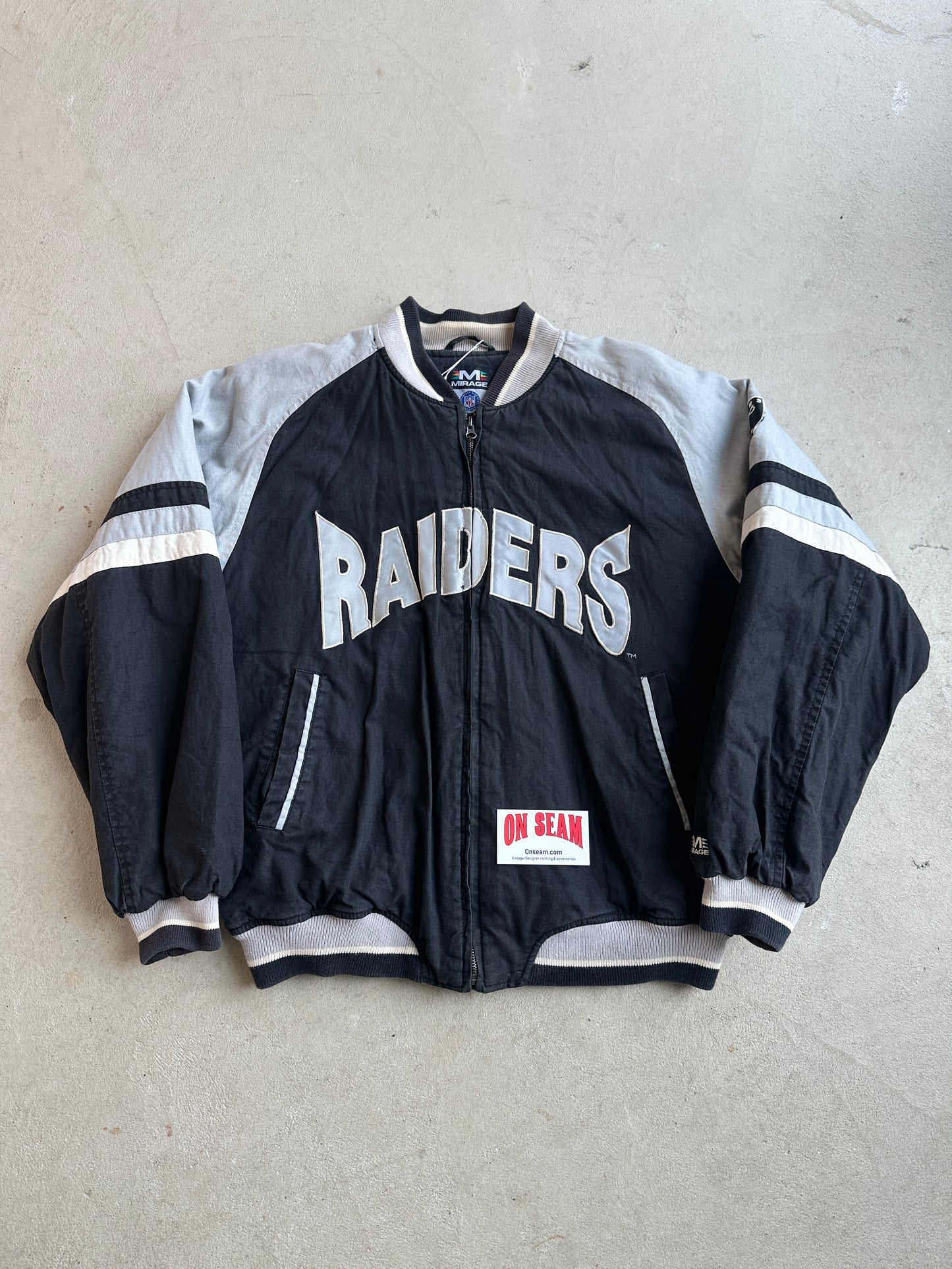 Vintage Raiders NFL Mirage Jacket - M