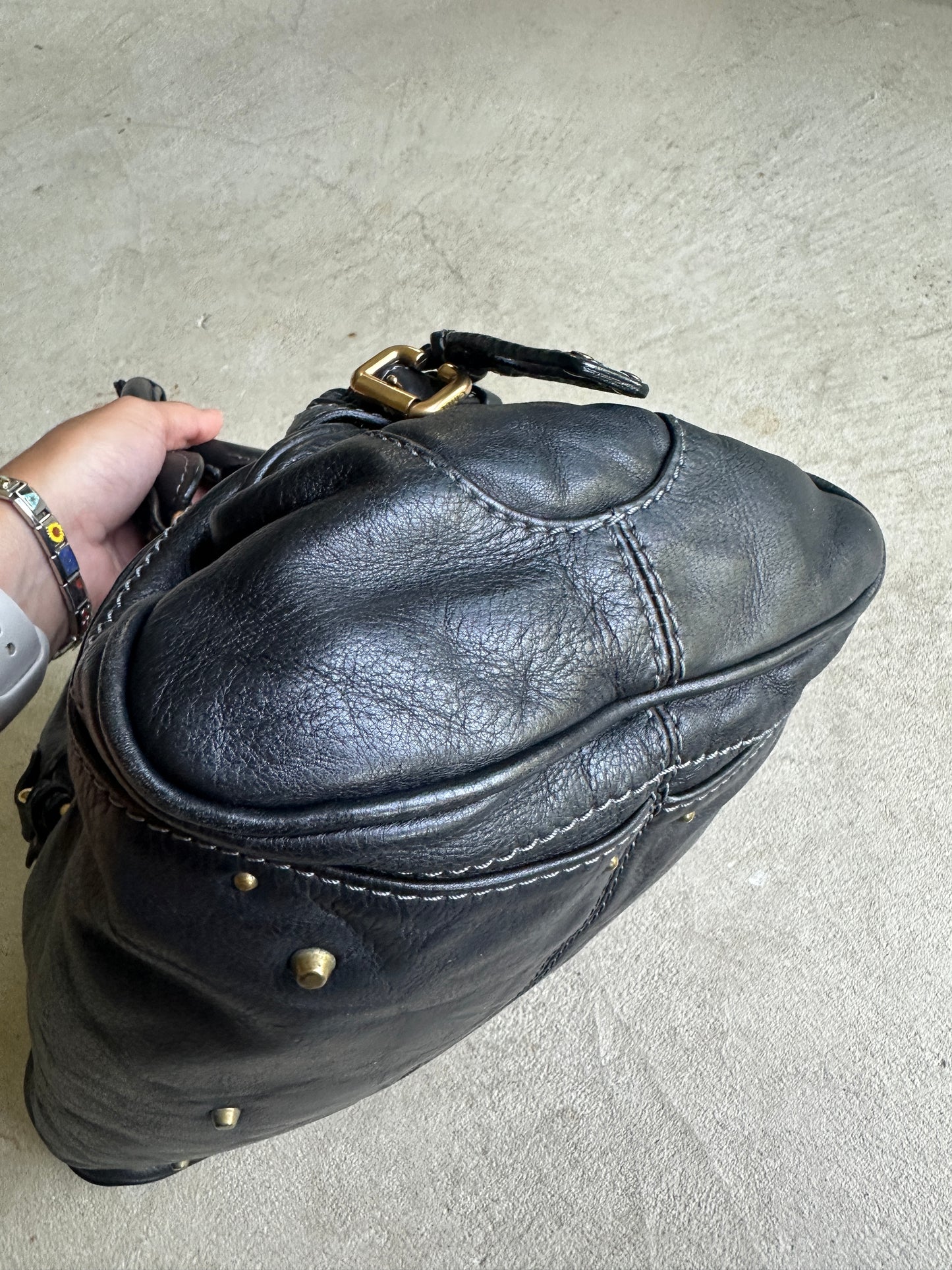 Vintage Black Chloé Paddington Shoulder Bag