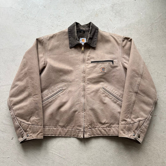 Vintage Carhartt Tan Detroit Jacket - M