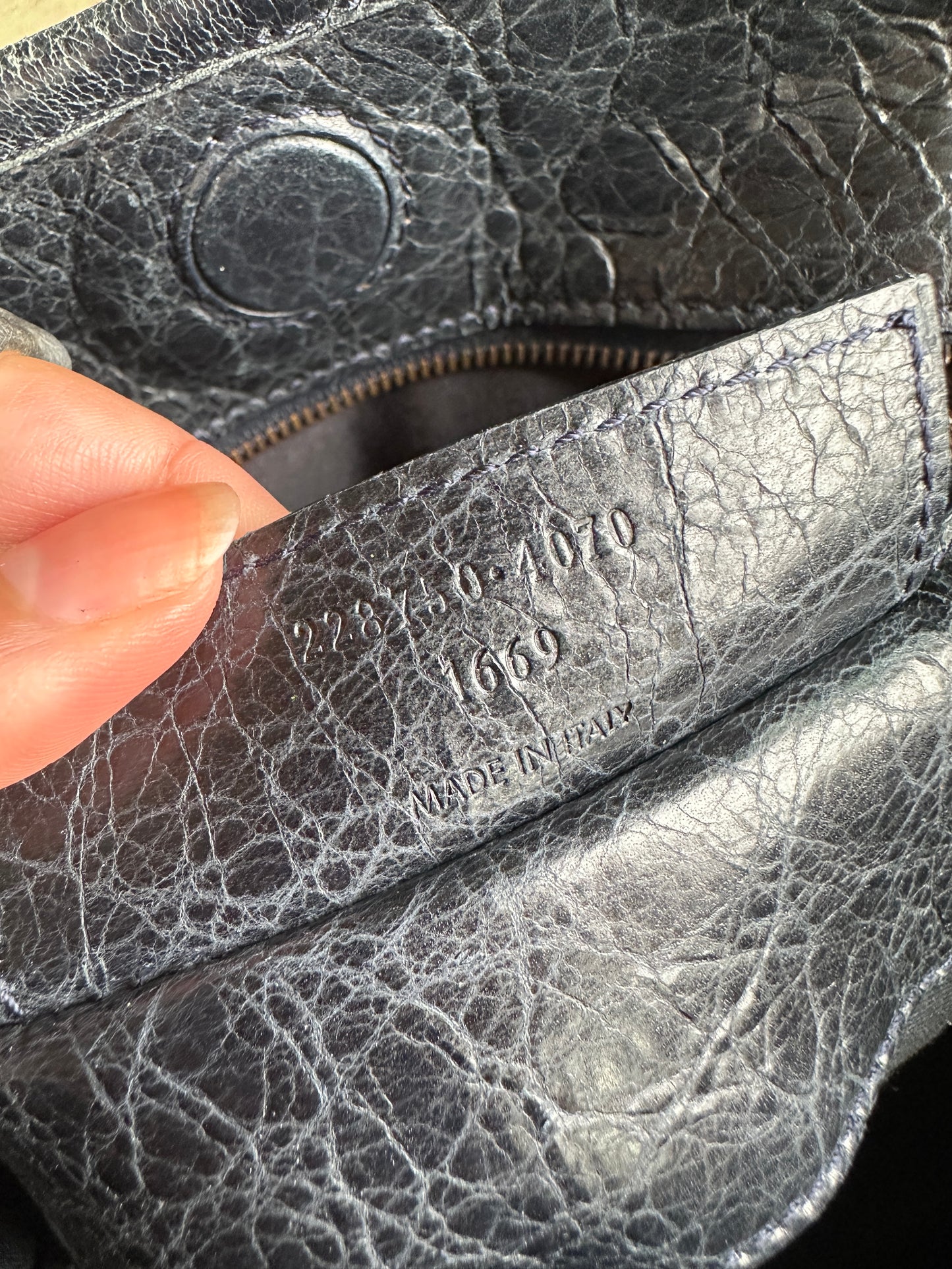 Vintage Balenciaga Midnight Sunday Bag
