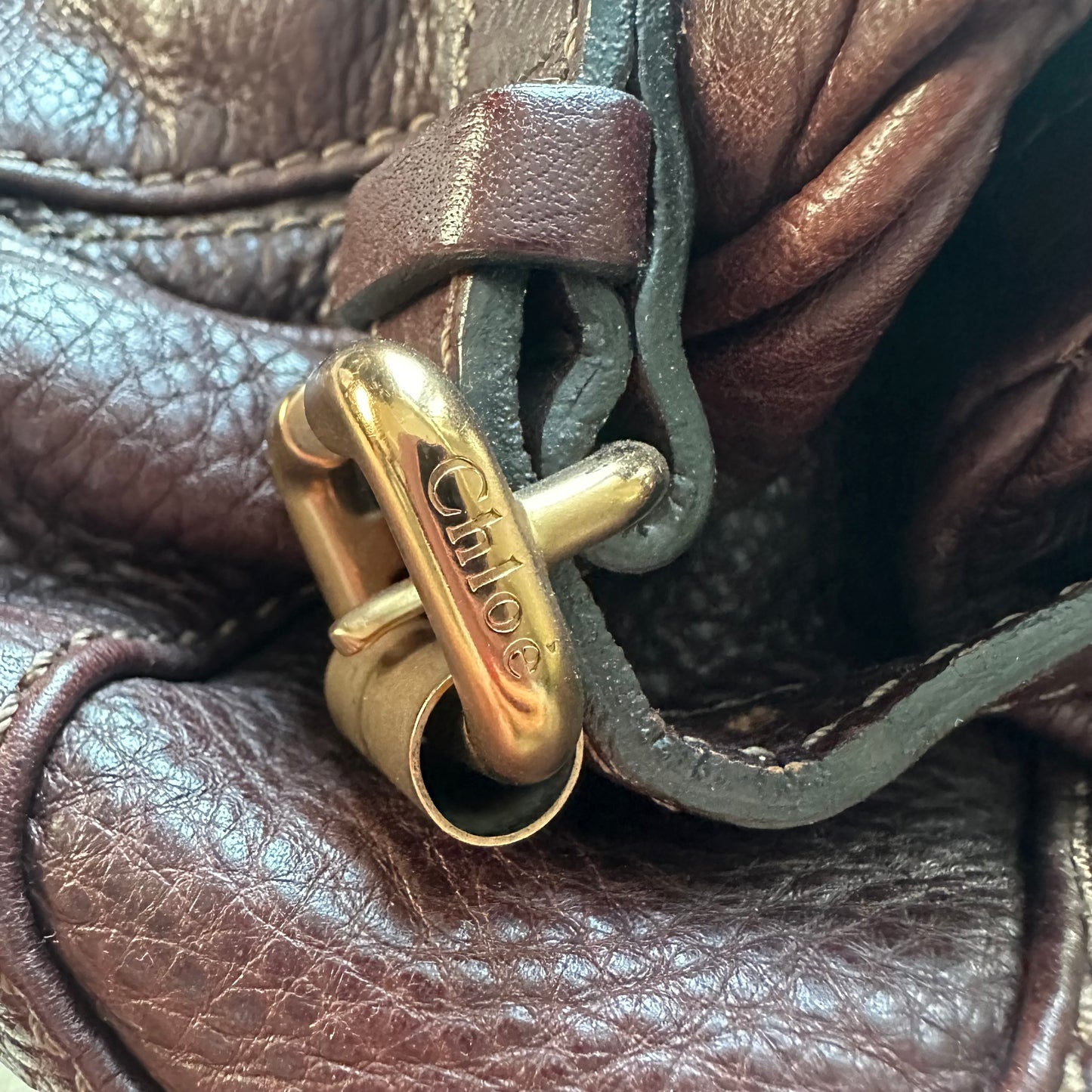 Vintage Brown Chloe Paddington Shoulder Bag