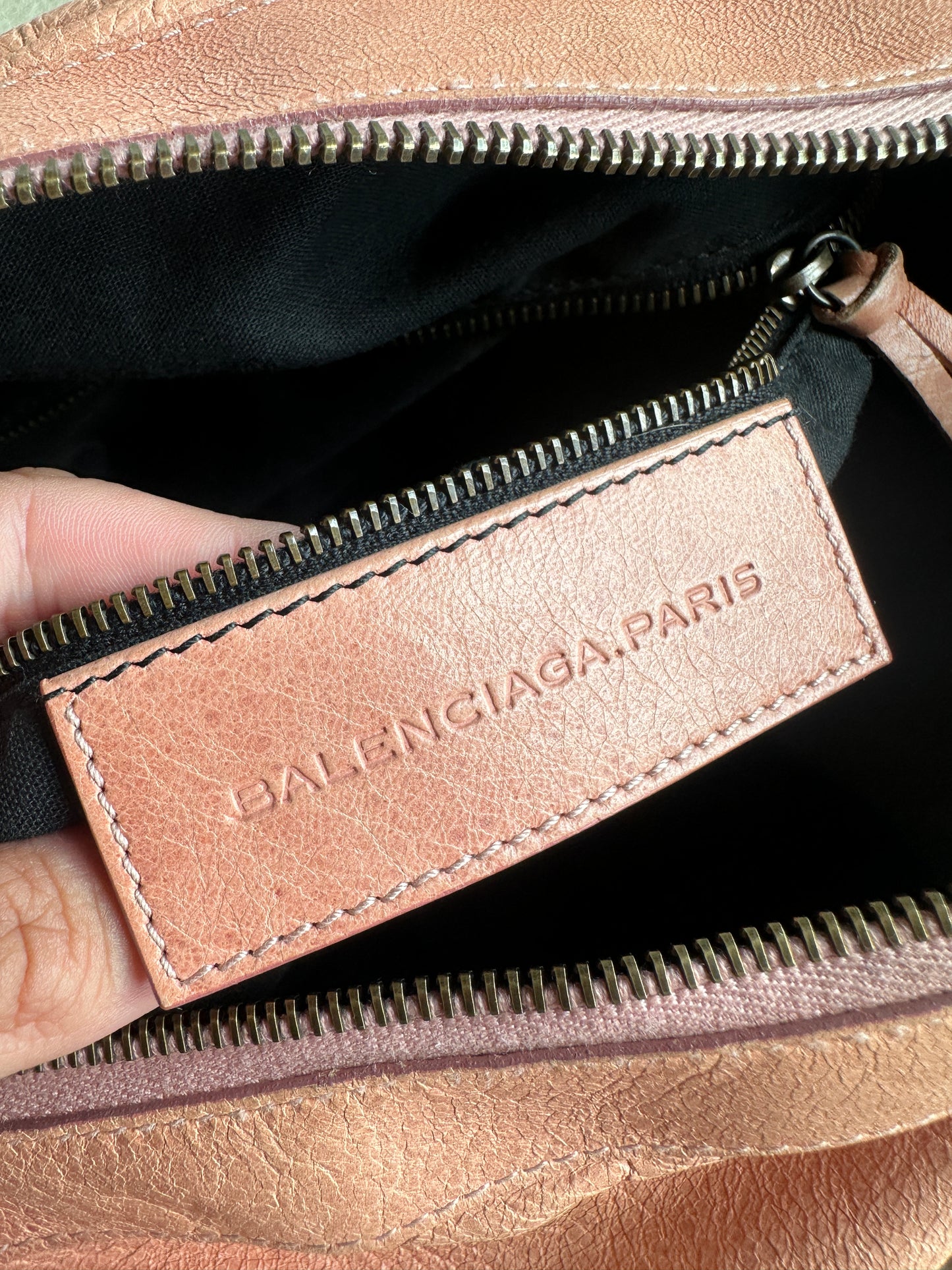 Vintage Balenciaga Peach Twiggy Bag
