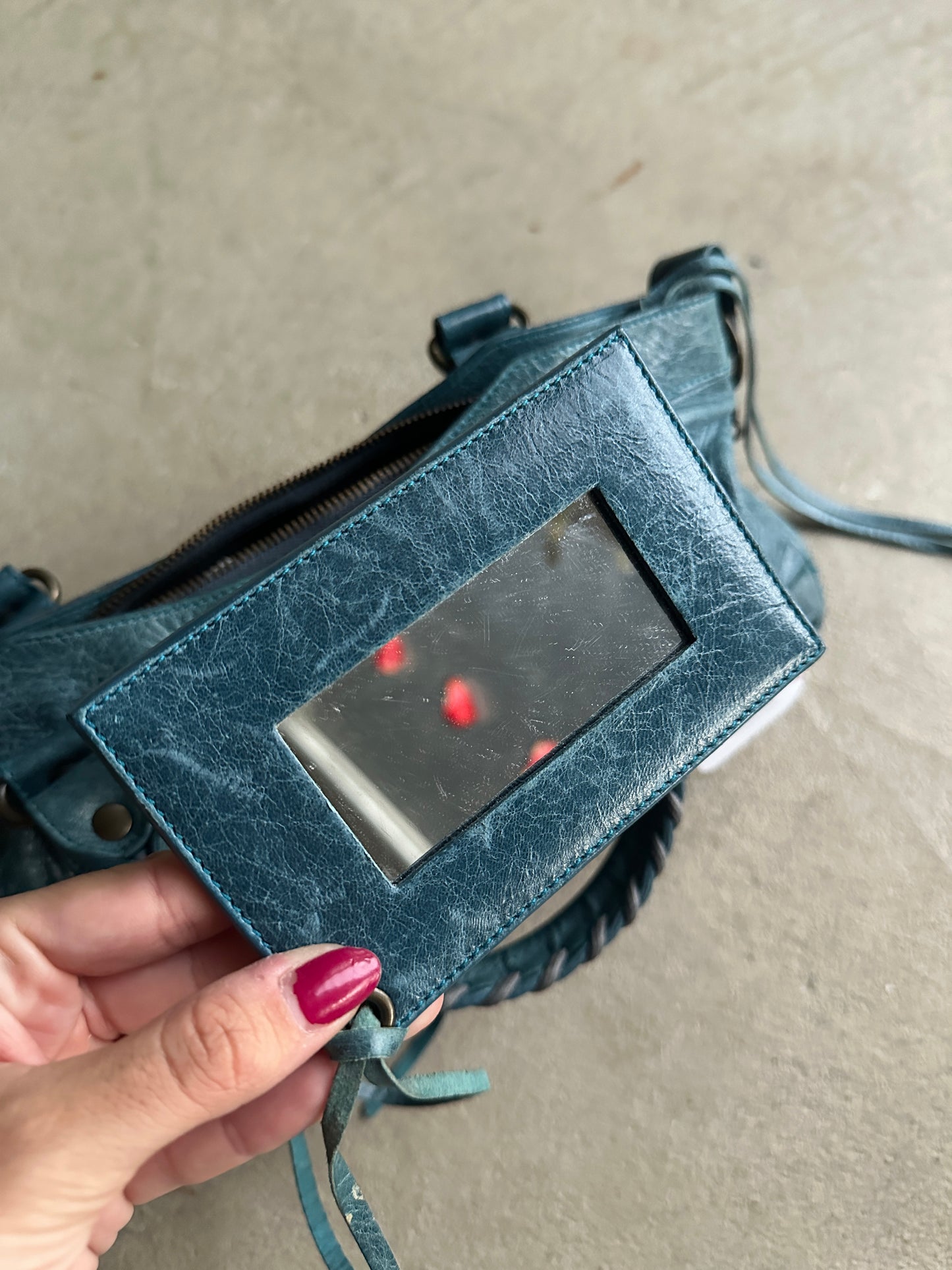 Vintage Balenciaga Blue First (Small City) Bag