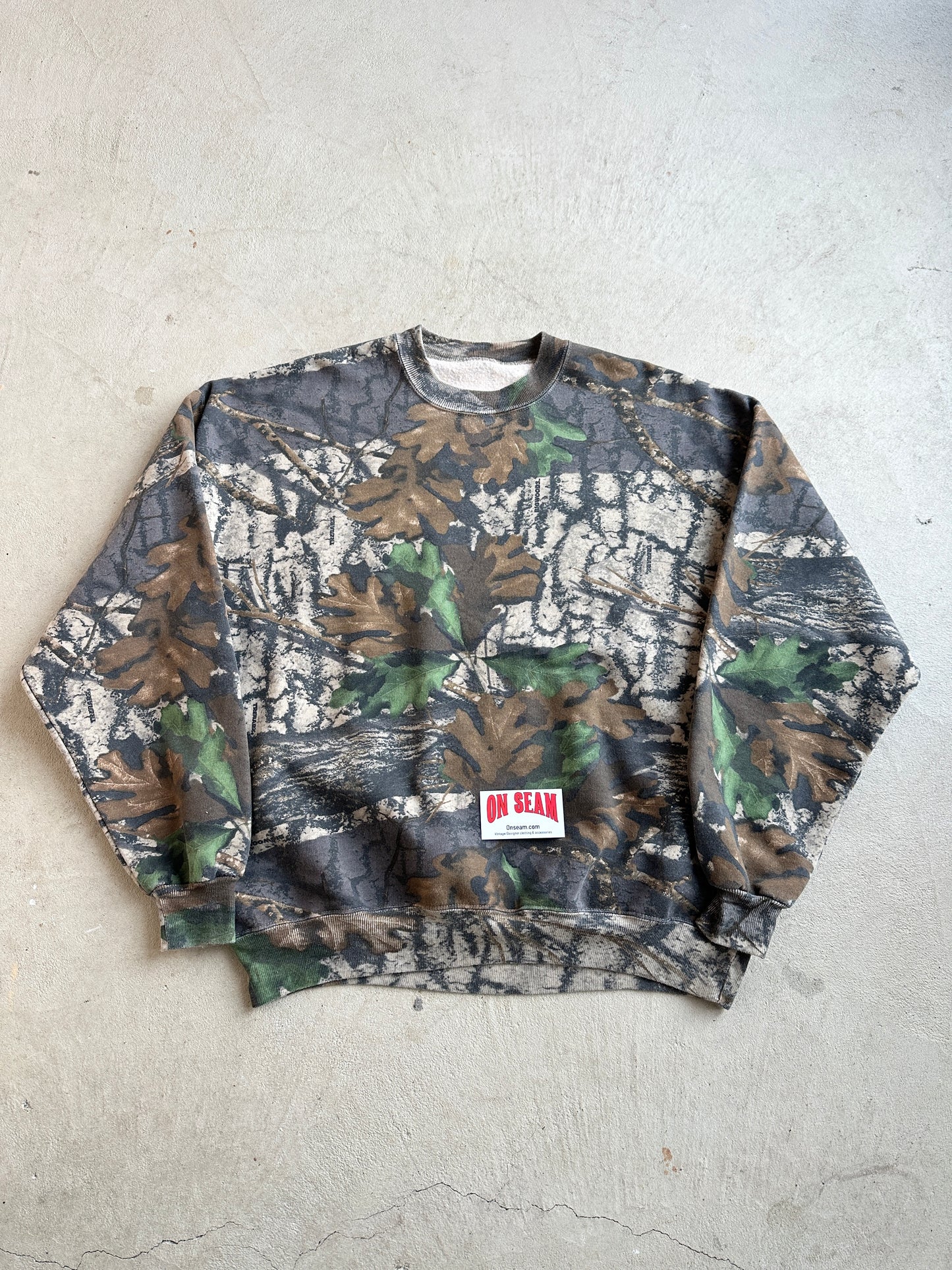 Vintage Camo Crewneck - XL
