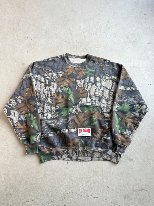 Vintage Camo Crewneck - XL