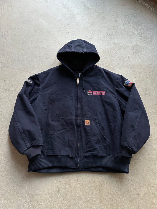 Vintage Navy Carhartt Work Jacket - XXL