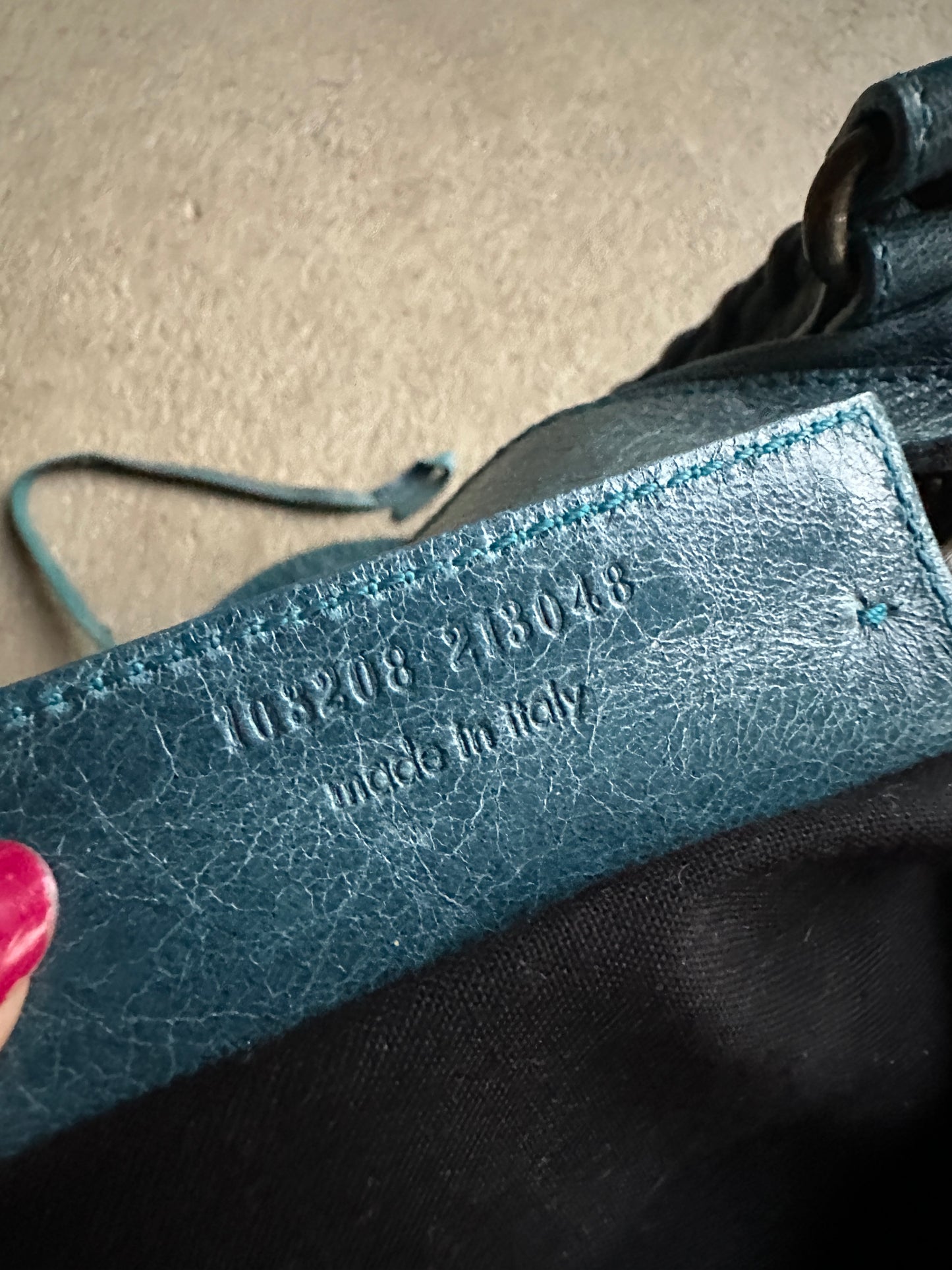 Vintage Balenciaga Blue First (Small City) Bag