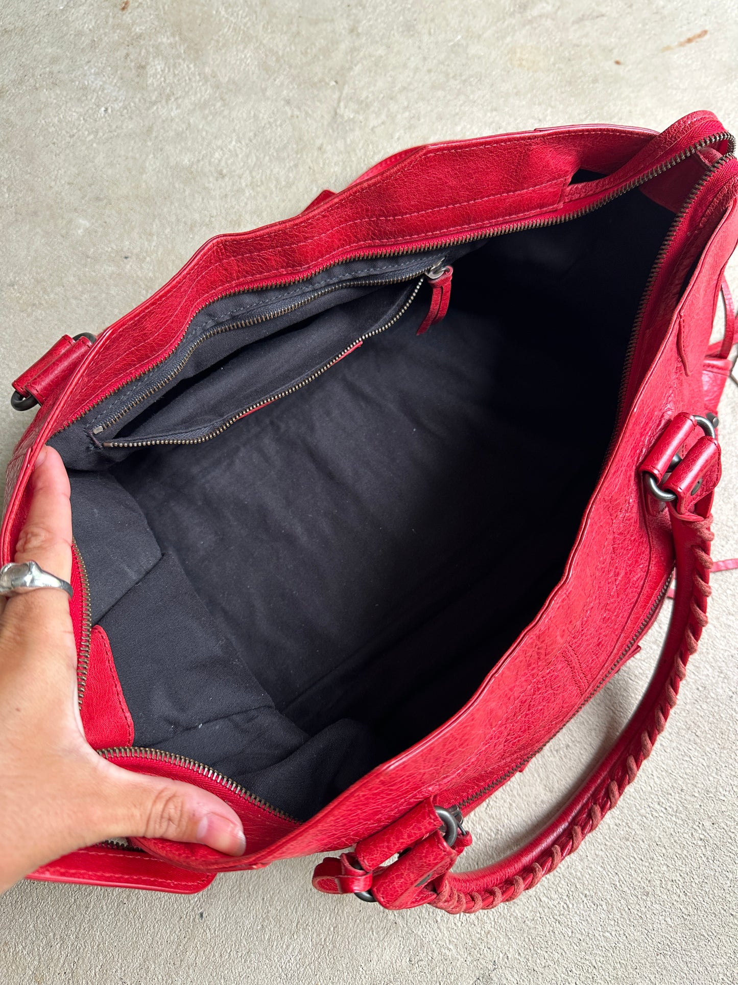 Vintage Balenciaga Red Part Time Bag