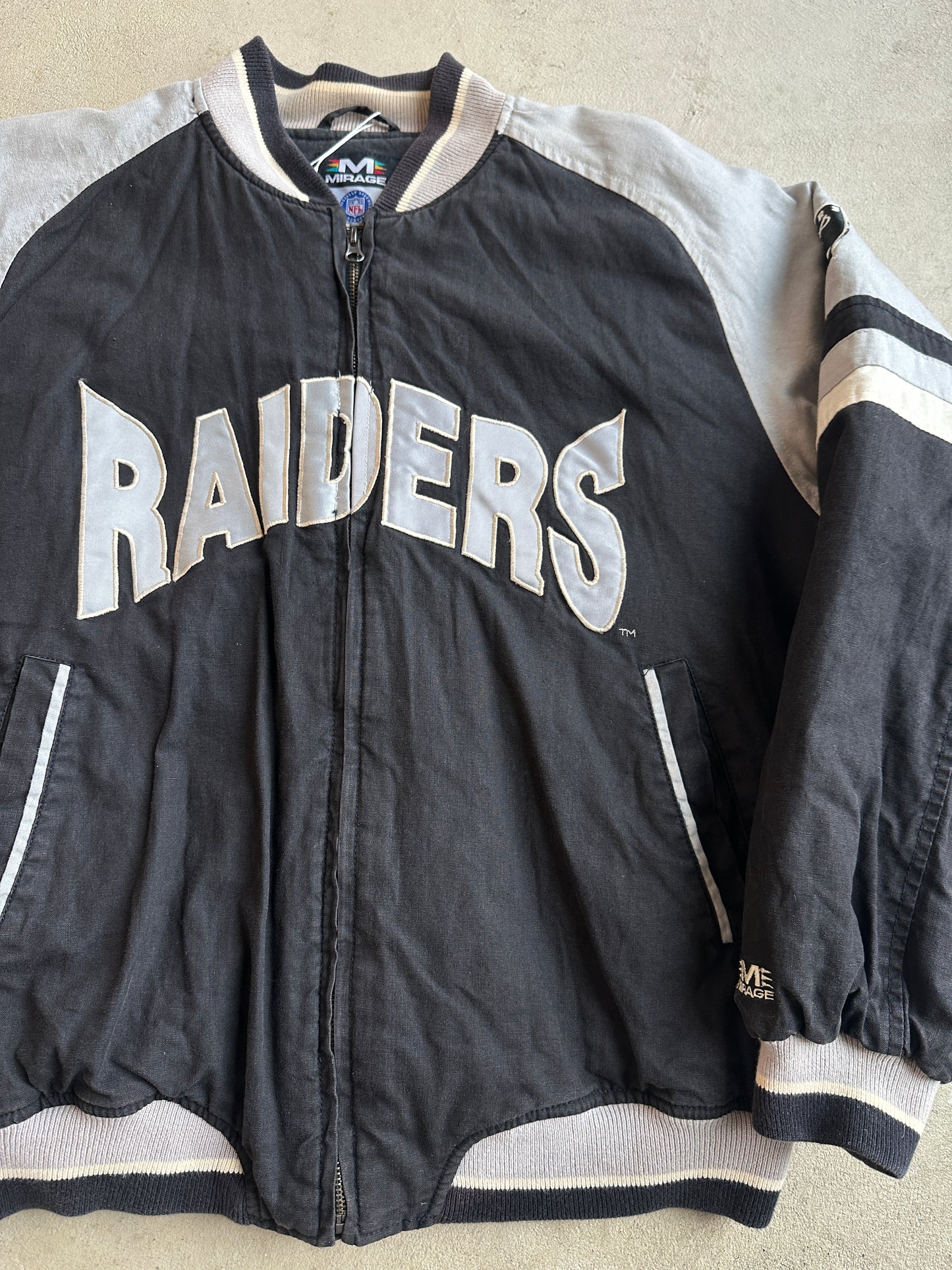 Vintage Raiders NFL Mirage Jacket - M