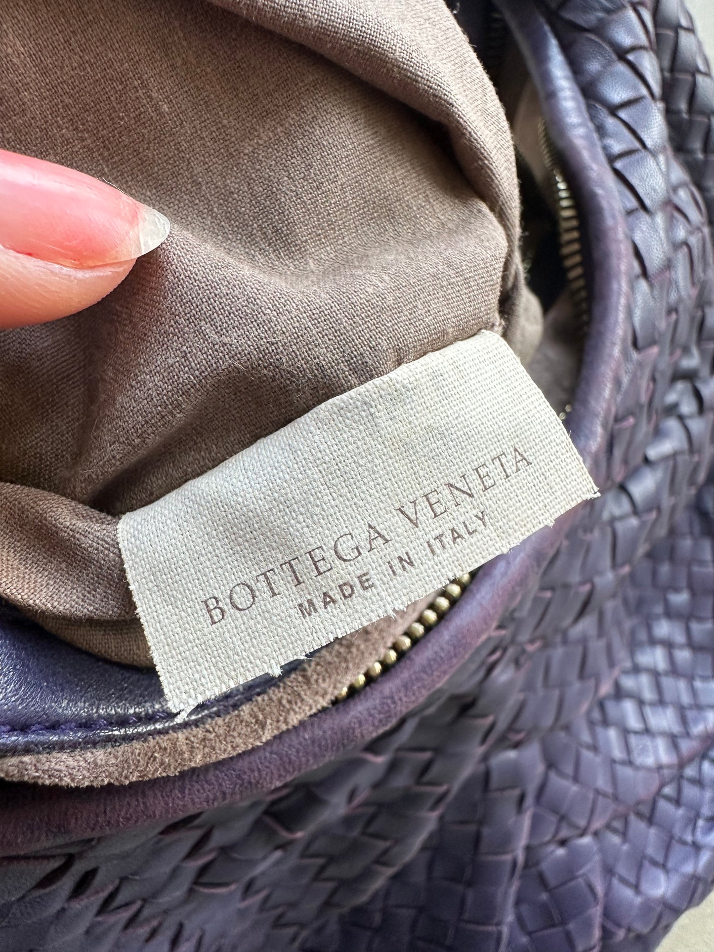 Vintage Bottega Veneta Intrecciato Hobo Bag