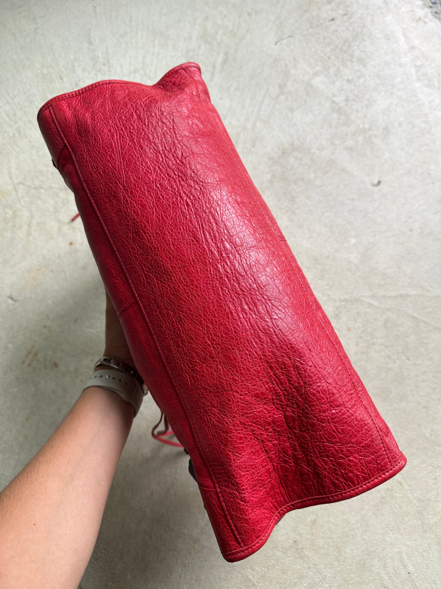 Vintage Balenciaga Red Part Time Bag