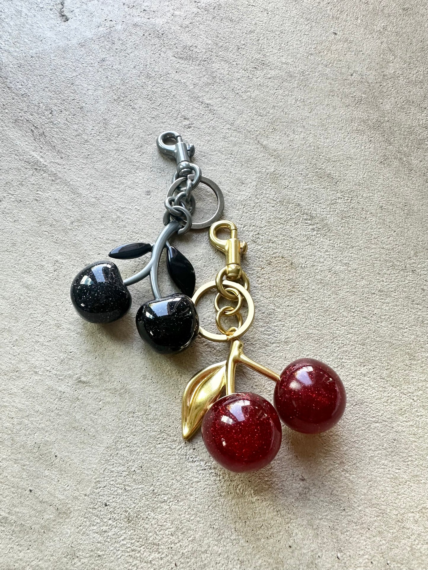 Red/Gold Cherry Charm