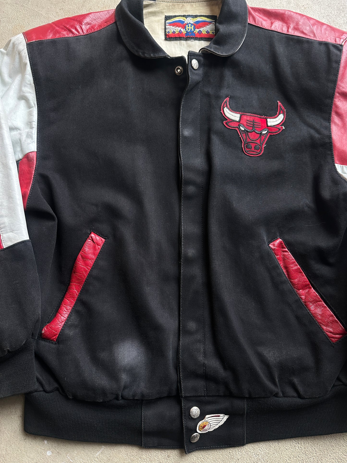 Vintage Jeff Hamilton Chicago Bulls Jacket