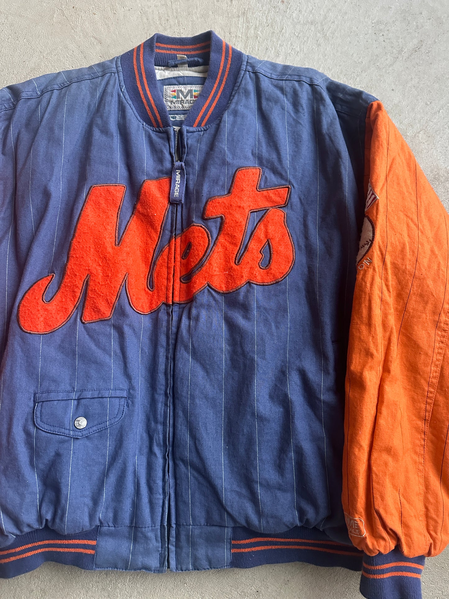 Vintage 90s Mets Mirage Jacket - L