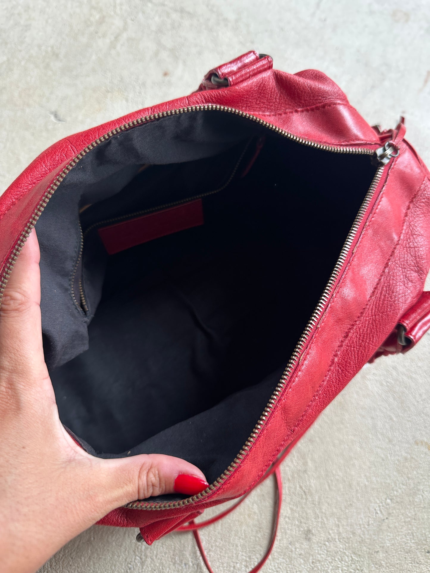 Vintage Balenciaga Red Twiggy Bag