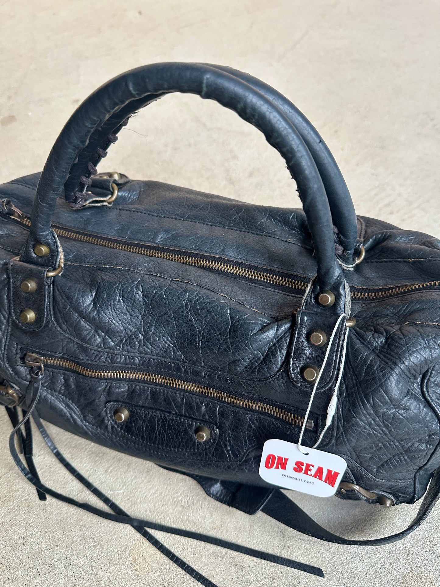 Vintage Balenciaga Black Twiggy Bag