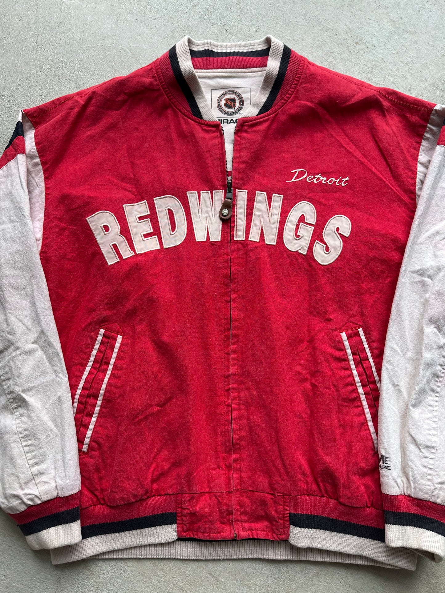 Vintage NHL Redwings Mirage Reversible Jacket