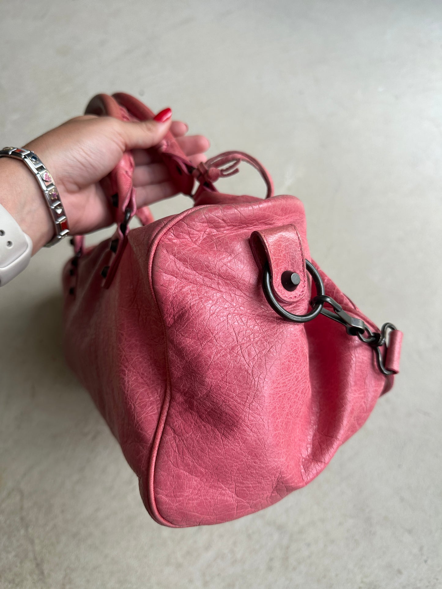 Vintage Balenciaga Pink Twiggy Bag