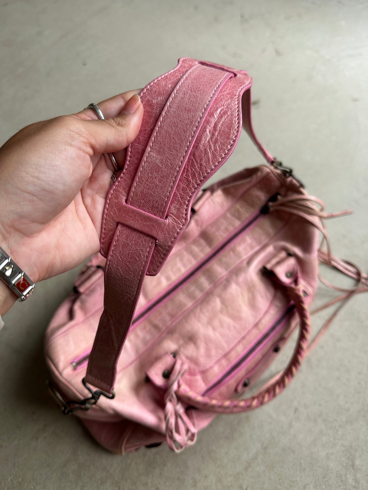 Vintage Balenciaga Pink Twiggy Bag