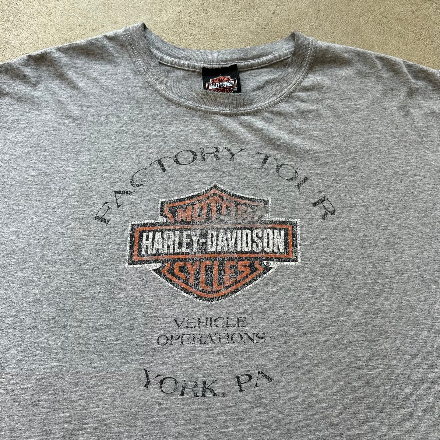 Vintage Faded Harley Davidson Shirt - XL