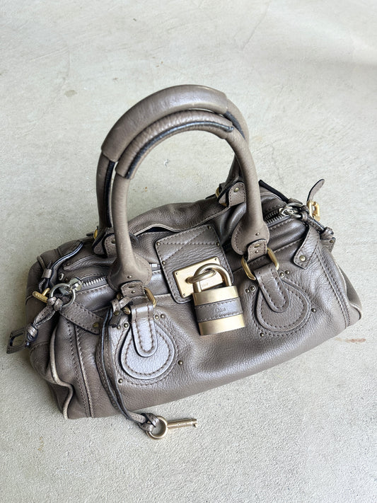 Vintage Brown Chloé Paddington Shoulder Bag