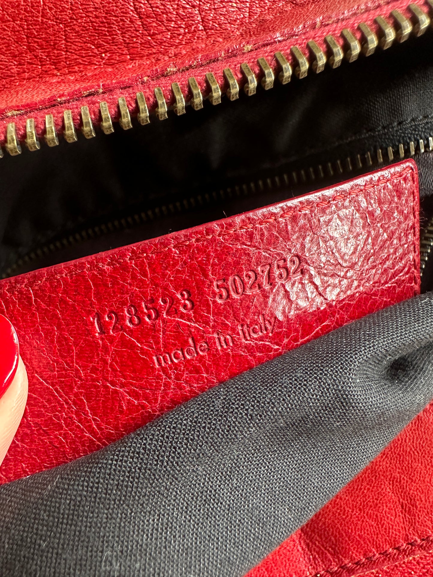 Vintage Balenciaga Red Twiggy Bag