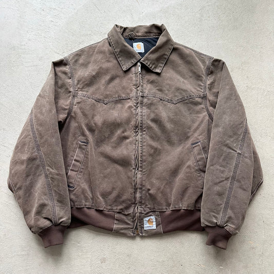 Vintage Carhartt Brown Santa Fe Jacket - XL