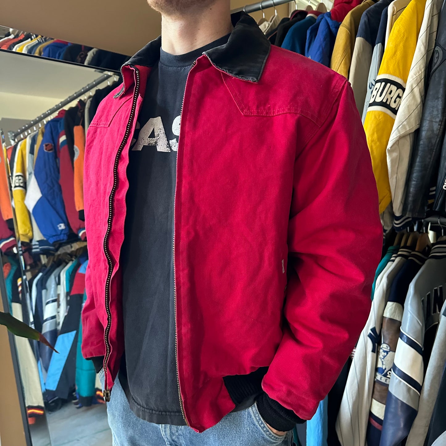 Vintage Carhartt Red Santa Fe Jacket - L