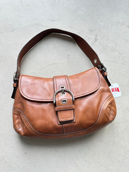 Vintage Coach Caramel Soho Shoulder Bag