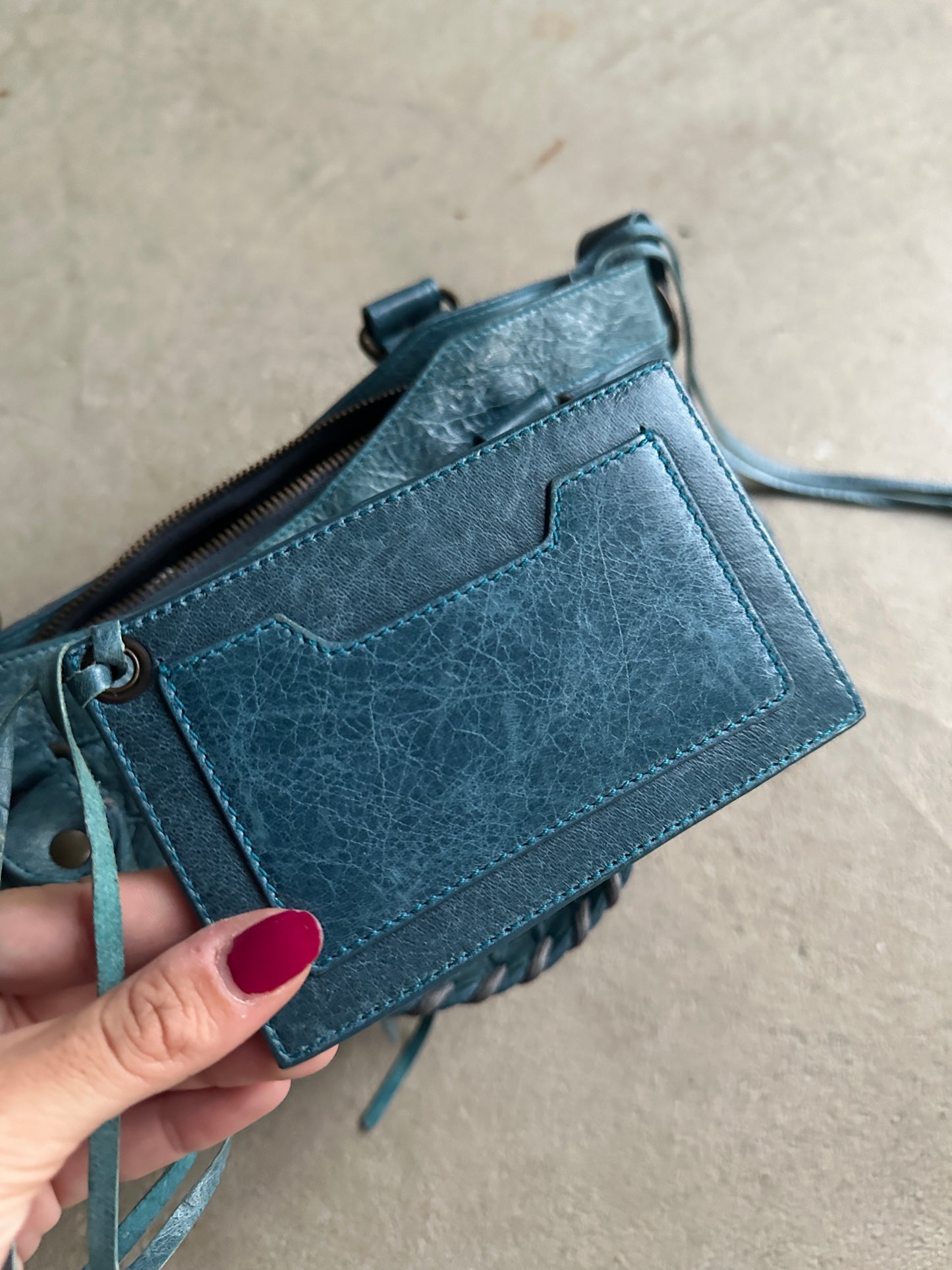 Vintage Balenciaga Blue First (Small City) Bag