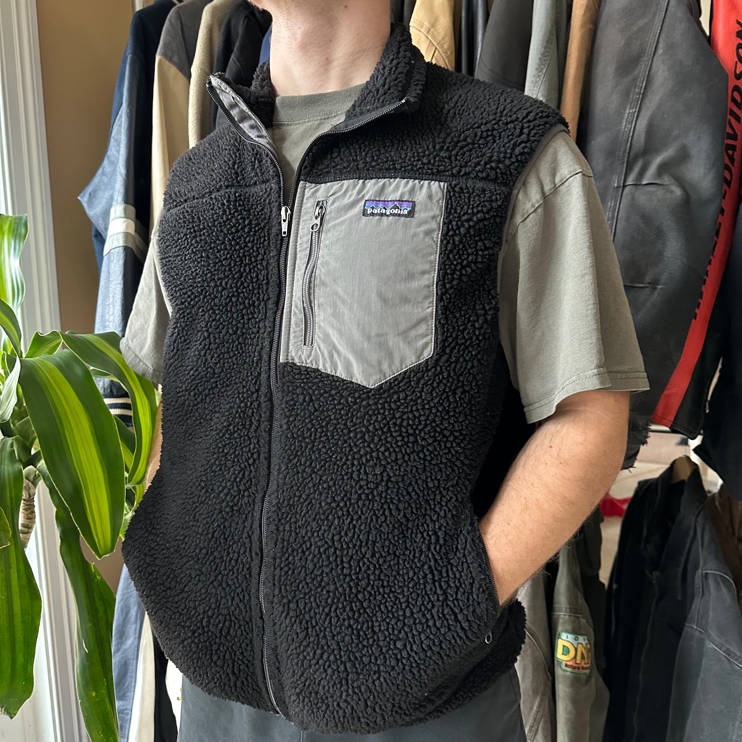 Vintage Patagonia Retro X Black Zip Up Vest - XL