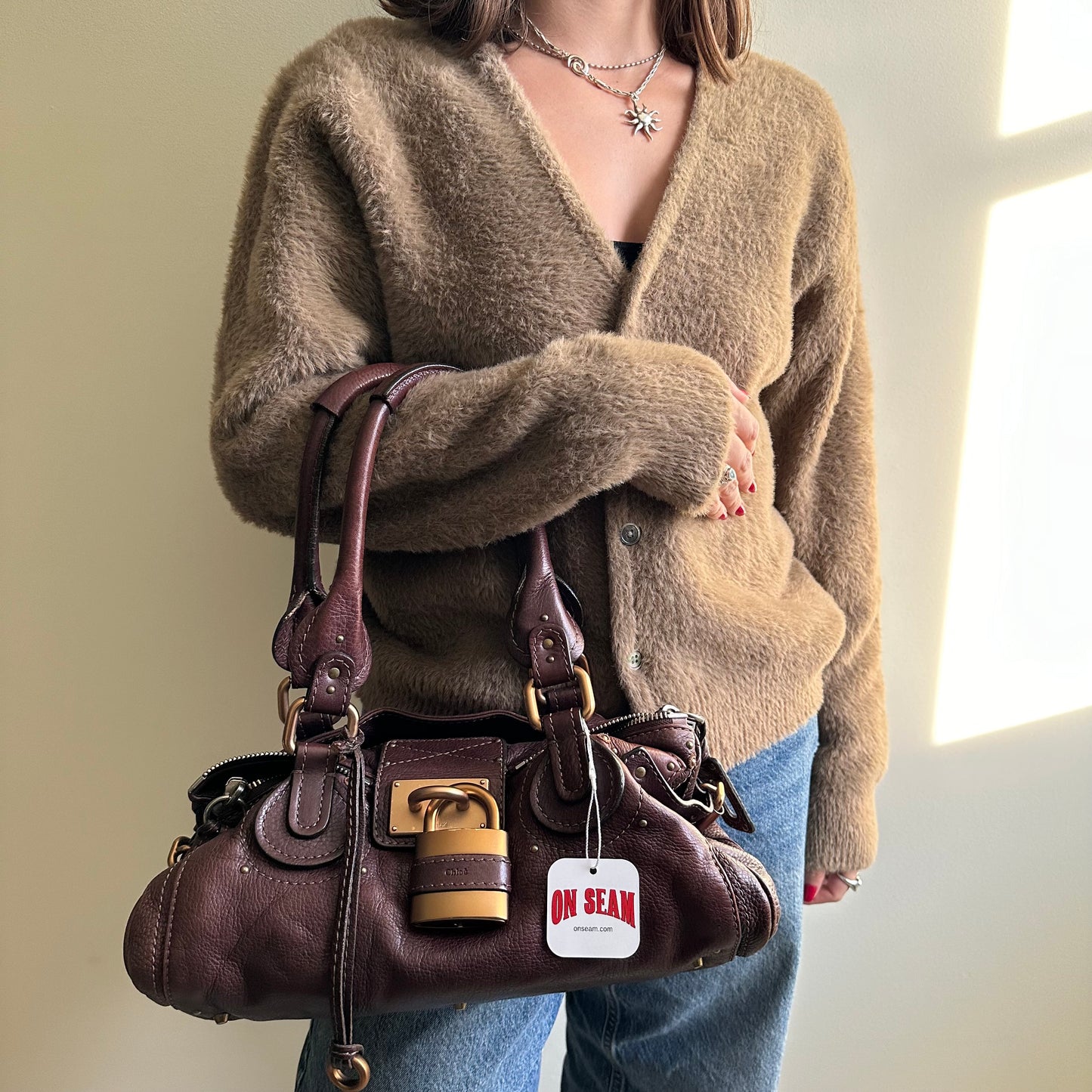 Vintage Brown Chloe Paddington Shoulder Bag