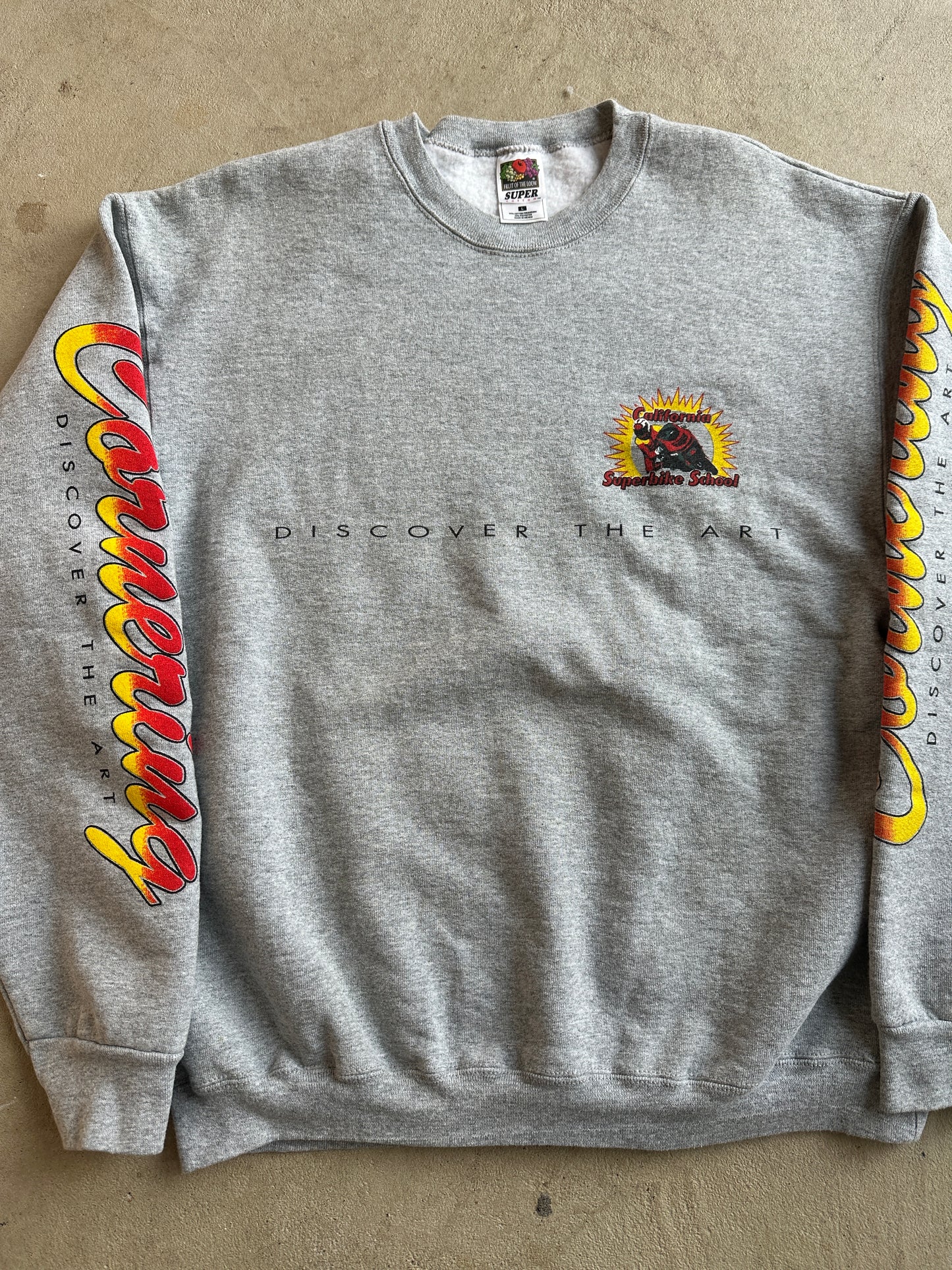 Vintage California Superbike School Sweatshirt - L
