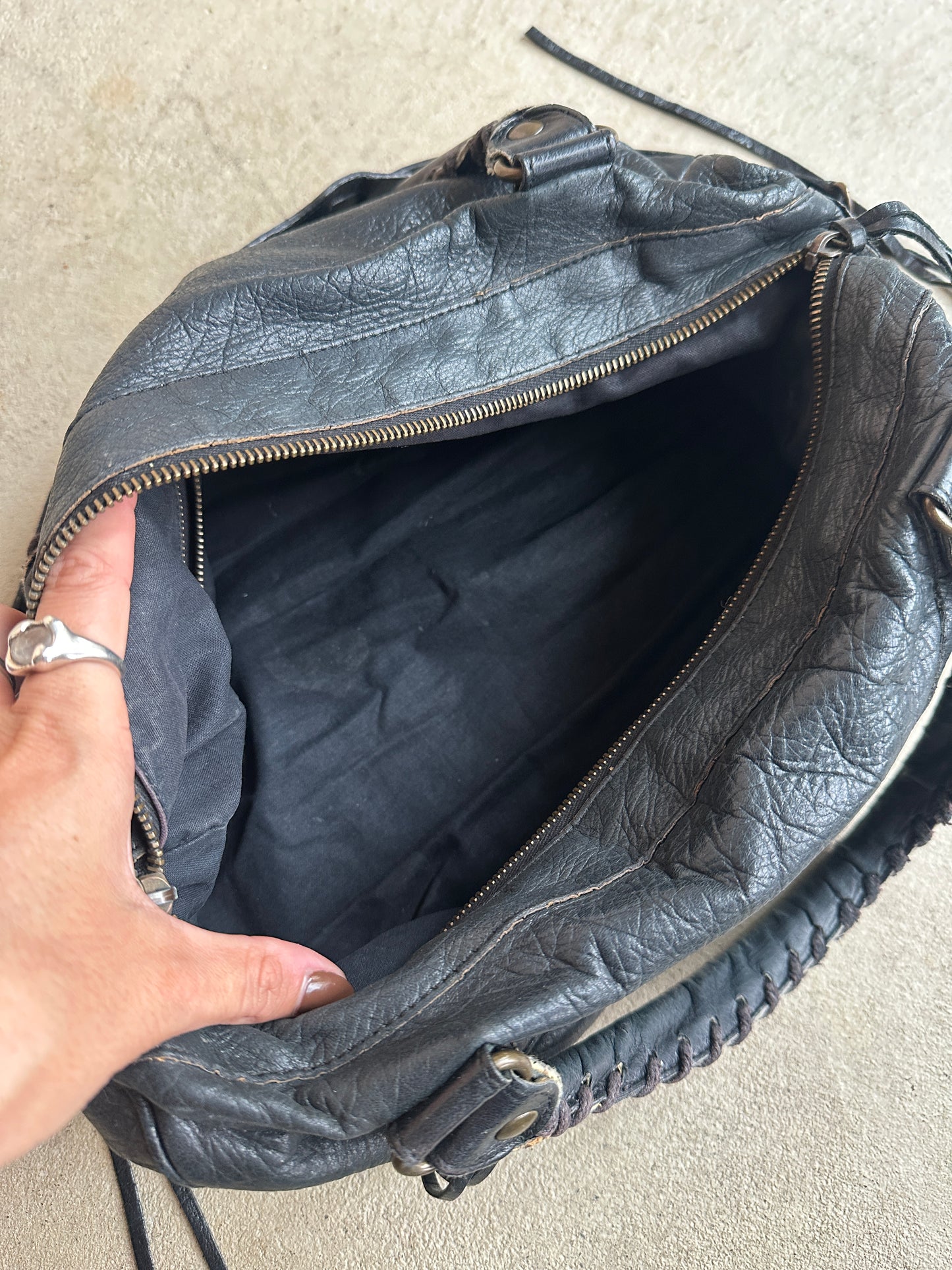 Vintage Balenciaga Black Twiggy Bag