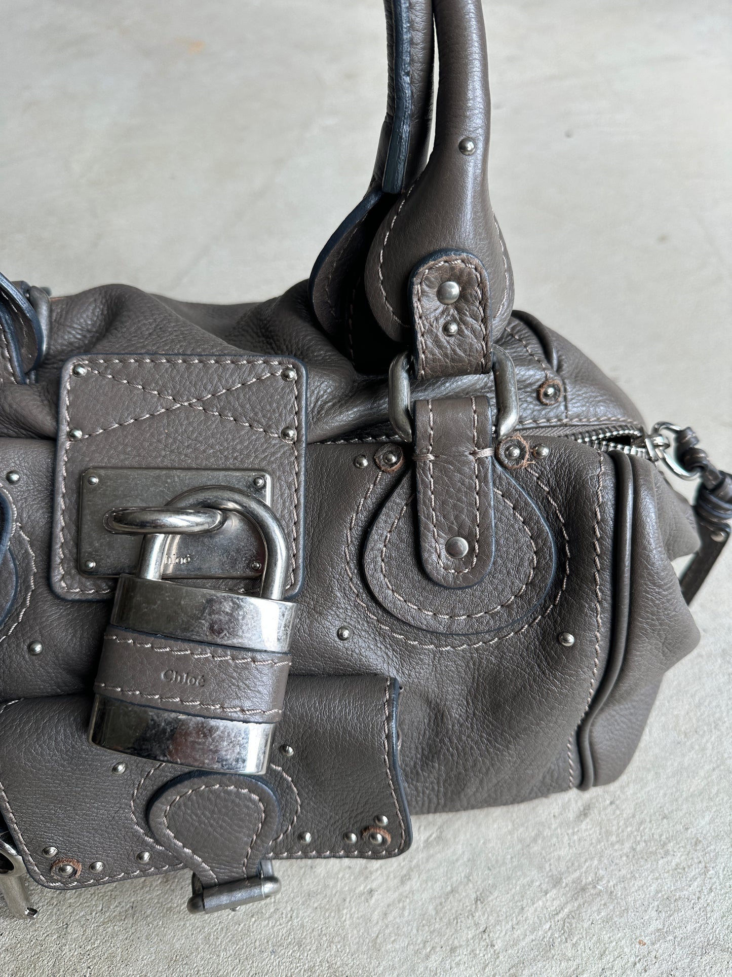 Vintage Brown Chloé Large Paddington Shoulder Bag