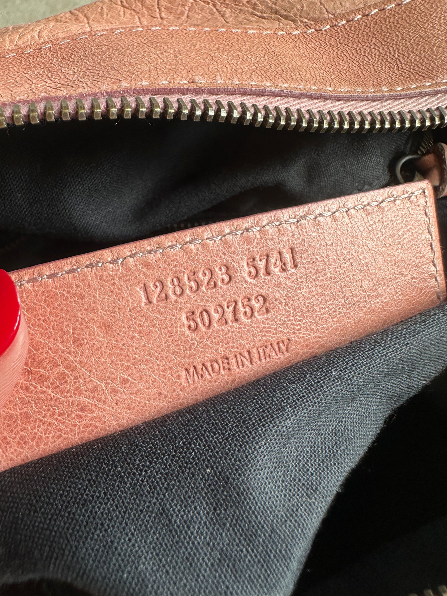 Vintage Balenciaga Peach Twiggy Bag