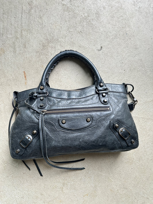 Vintage Balenciaga Black First (Small City) Bag
