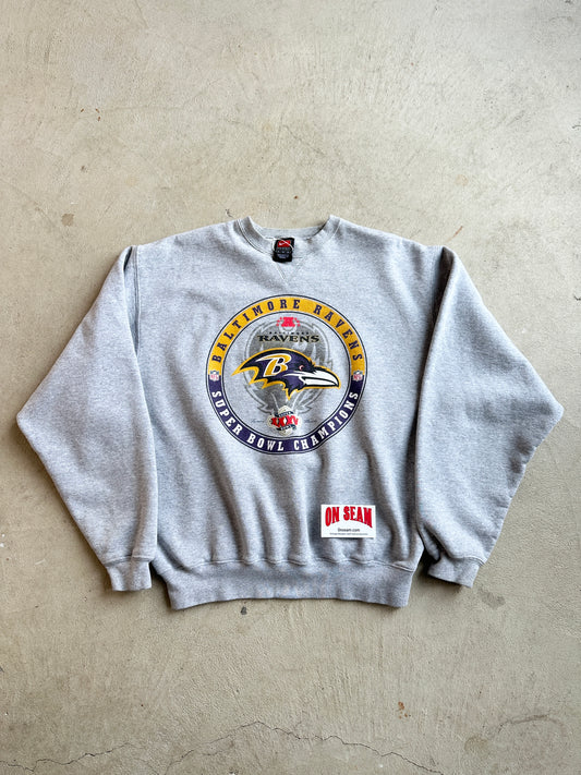 Baltimore Ravens Nike Superbowl Championship Crewneck - M