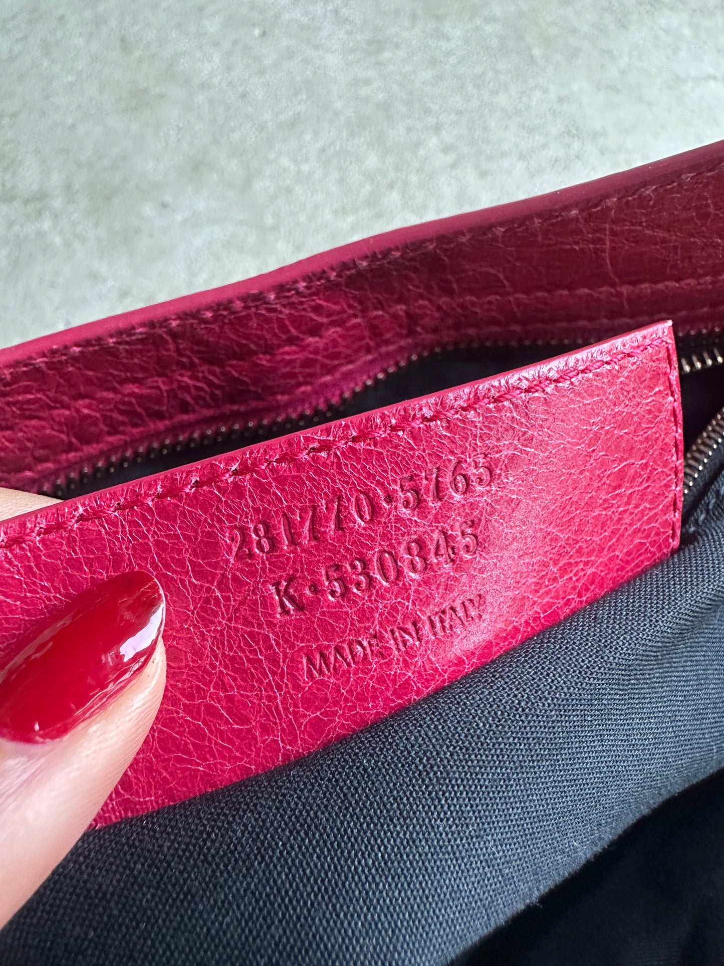 Vintage Watermelon Pink Balenciaga City Bag