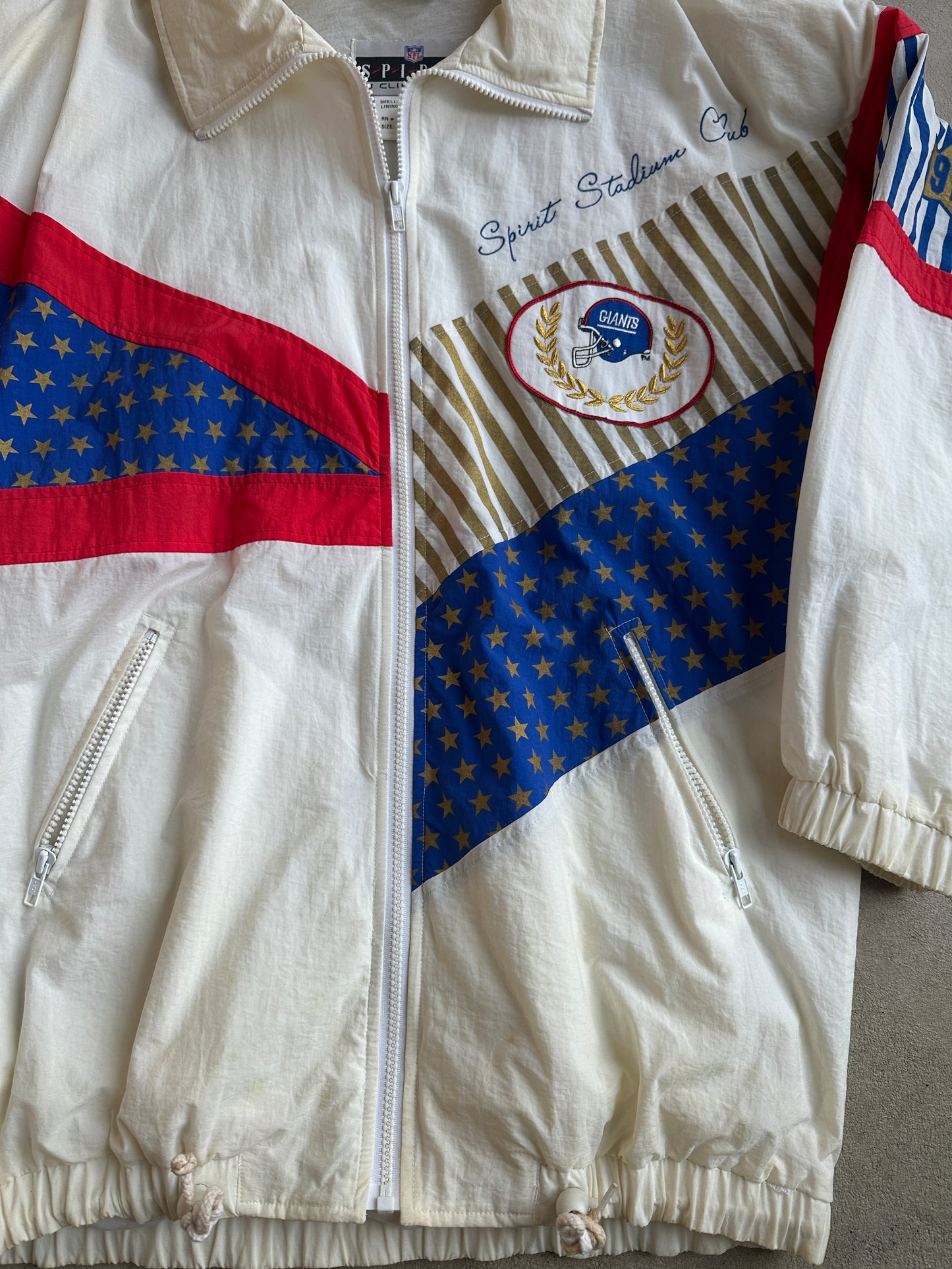 Vintage New York Giants Wind Breaker - M