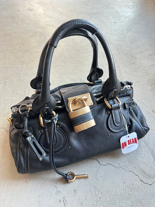 Vintage Black Chloé Paddington Shoulder Bag