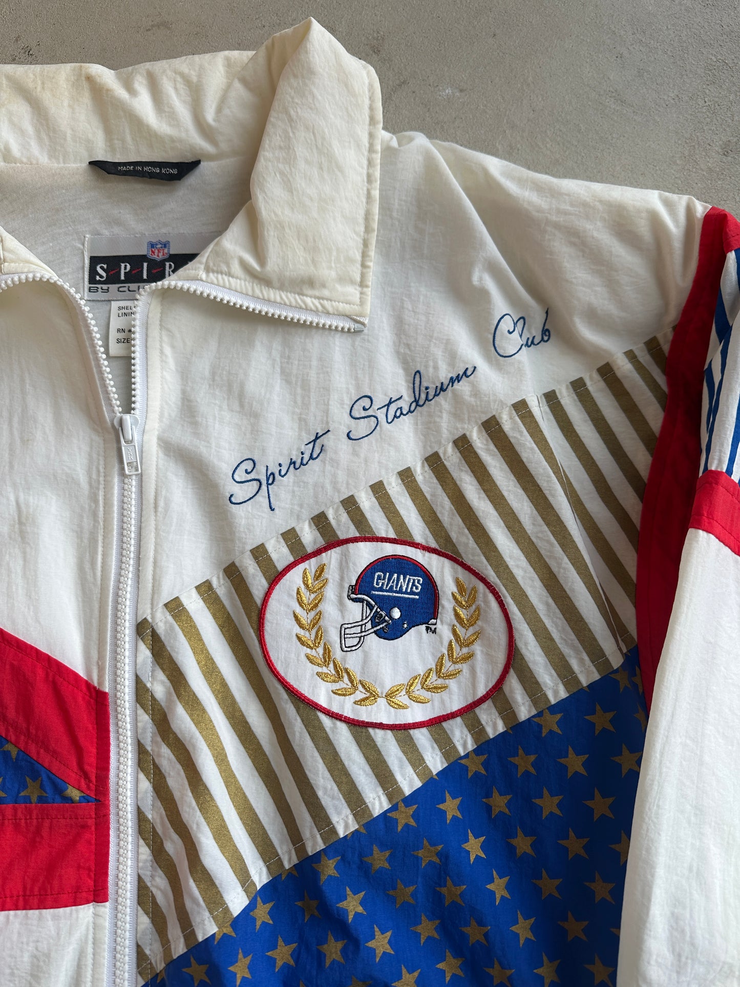 Vintage New York Giants Wind Breaker - M