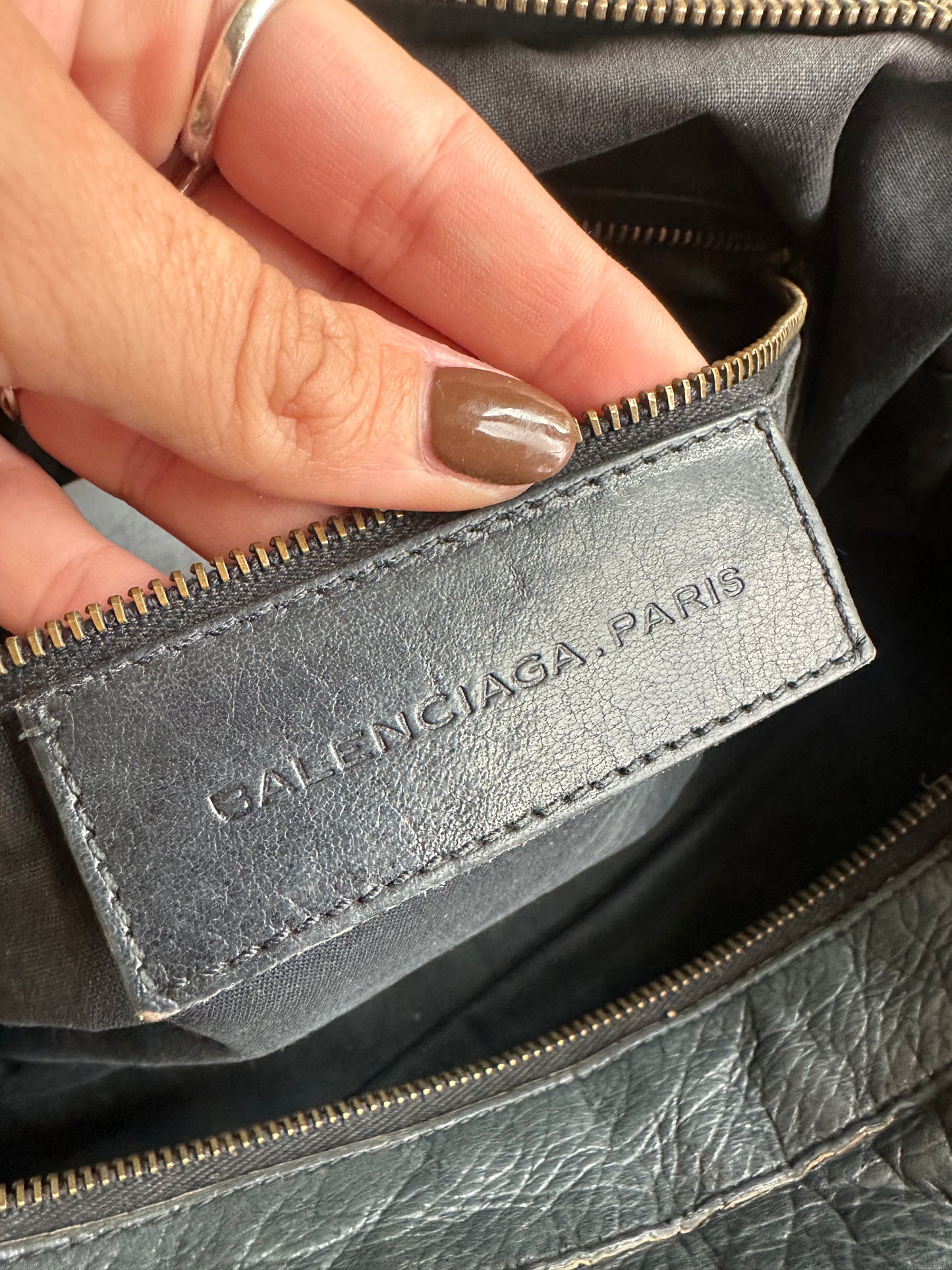 Vintage Balenciaga Black Twiggy Bag
