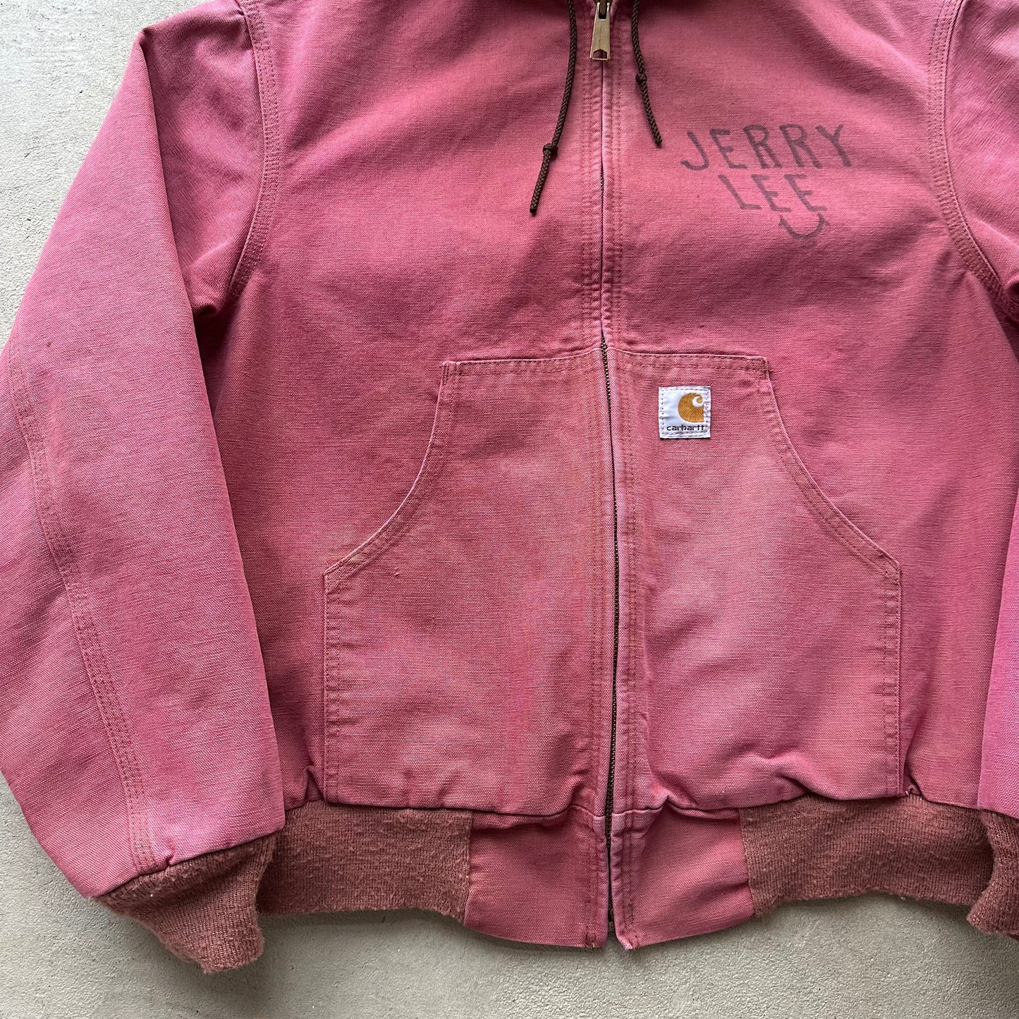 Carhartt Pink Hooded Jacket - S