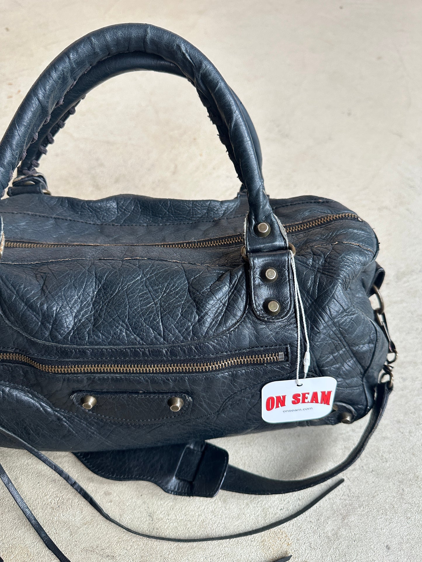 Vintage Balenciaga Black Twiggy Bag