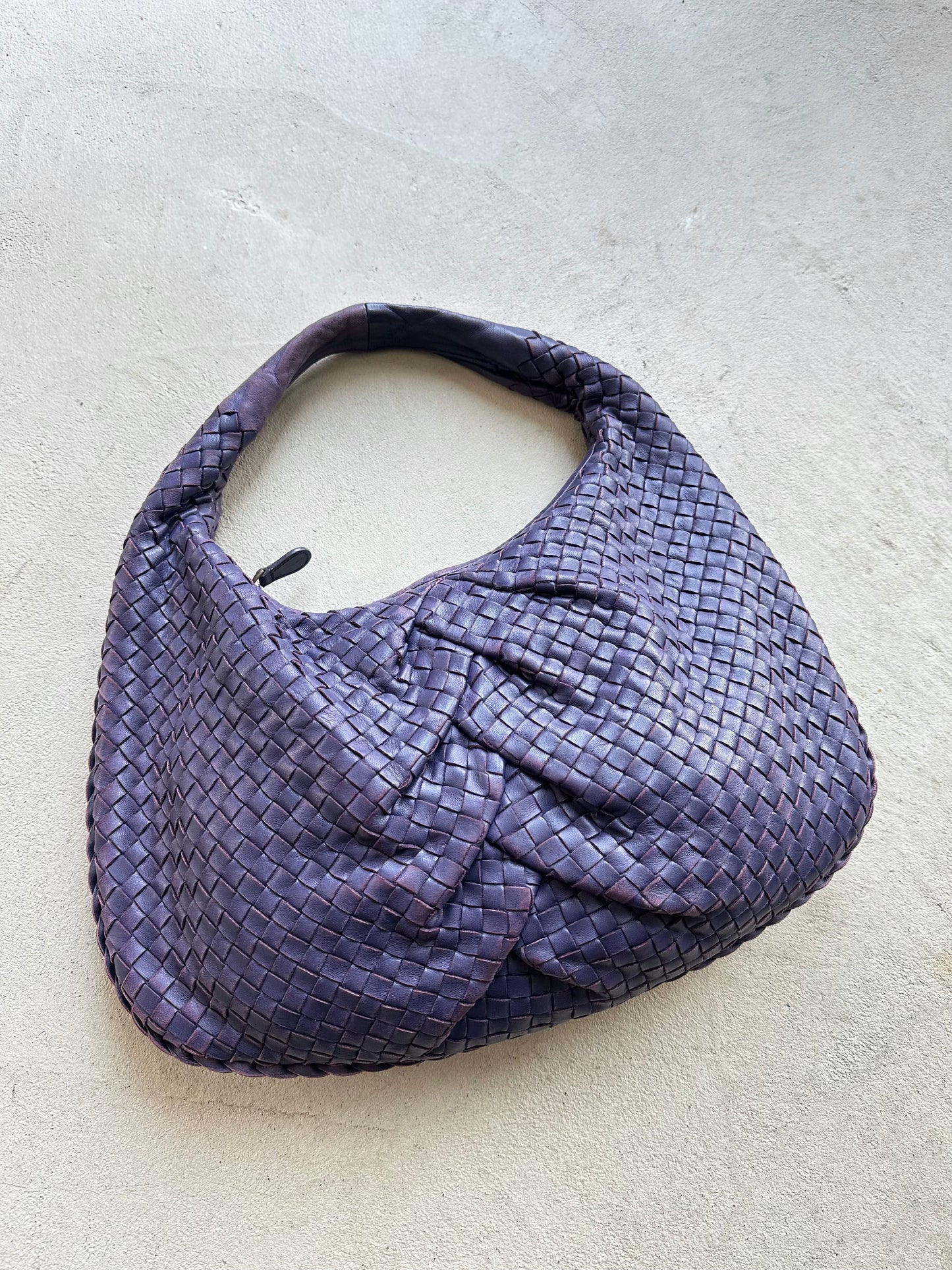 Vintage Bottega Veneta Intrecciato Hobo Bag
