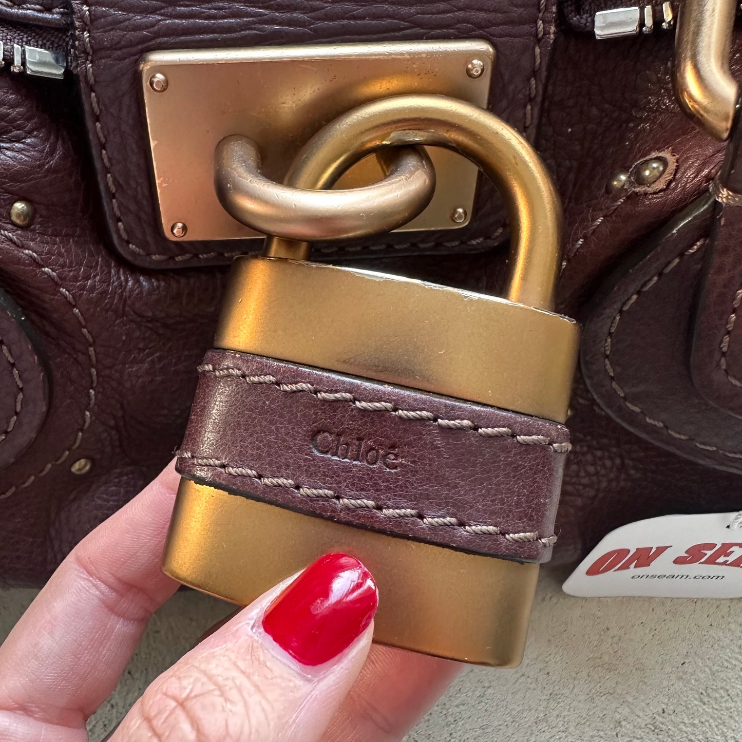 Vintage Brown Chloe Paddington Shoulder Bag