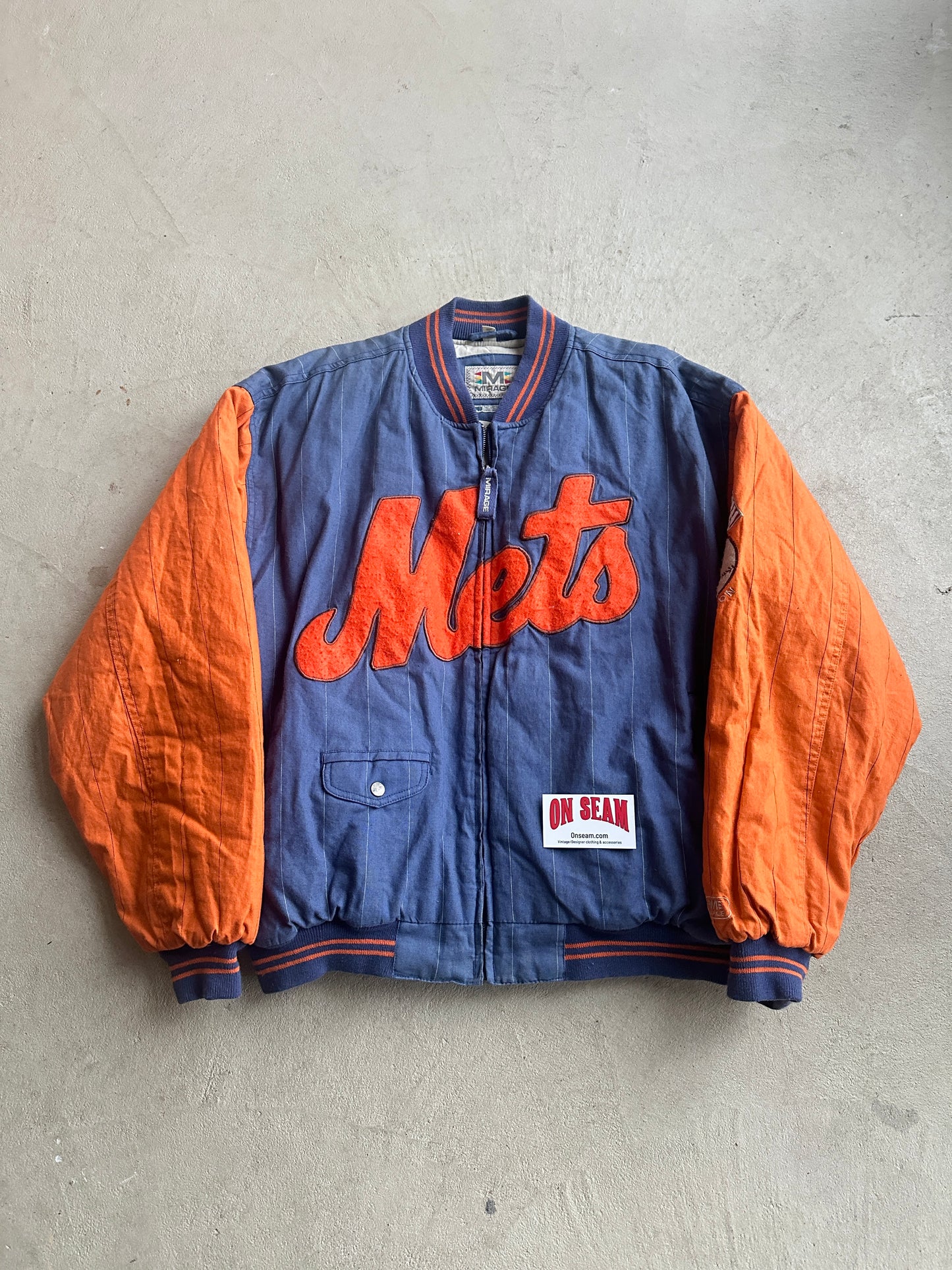 Vintage 90s Mets Mirage Jacket - L