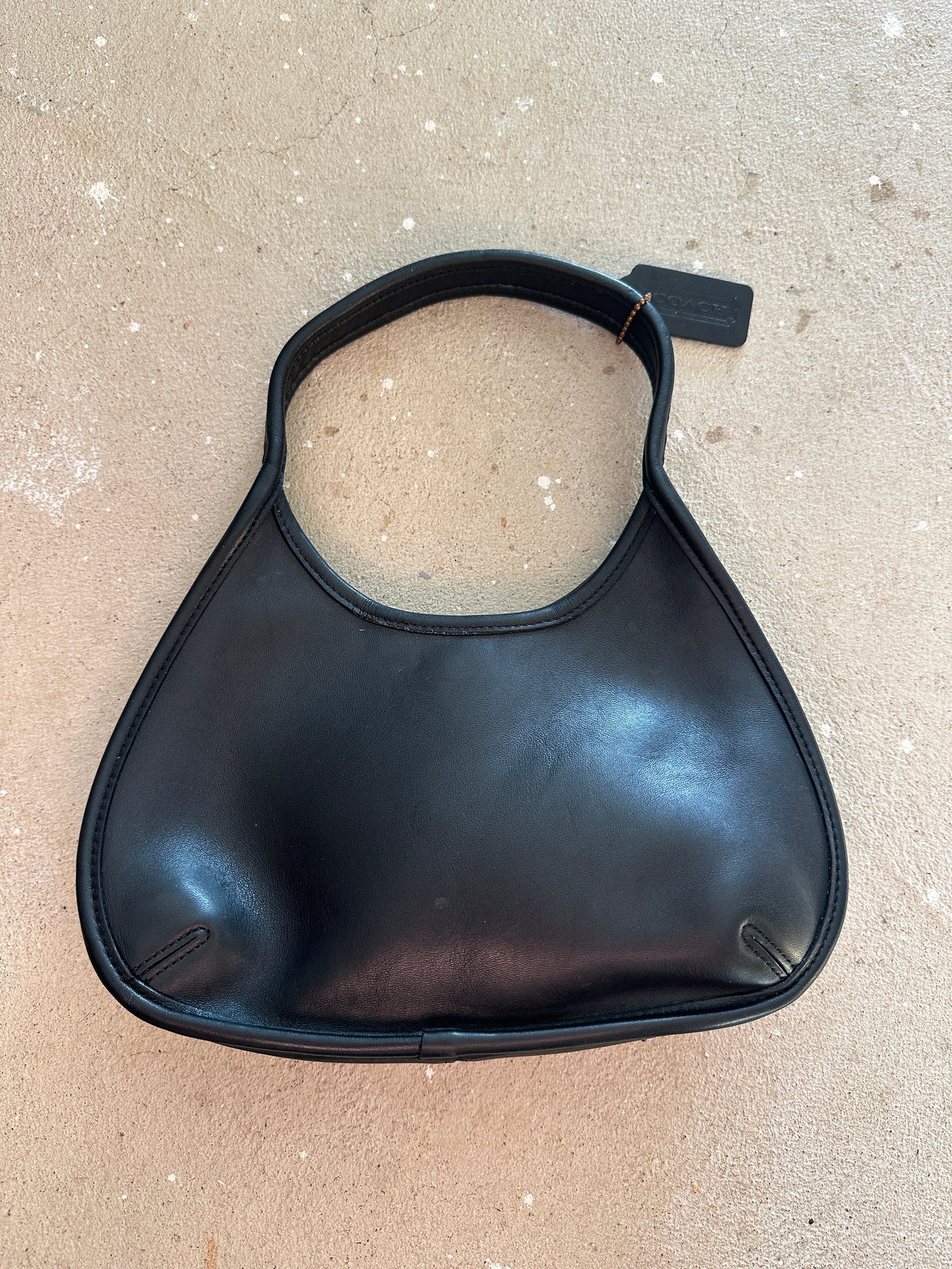 Vintage Coach Mini Ergo Black Shoulder Bag 9027