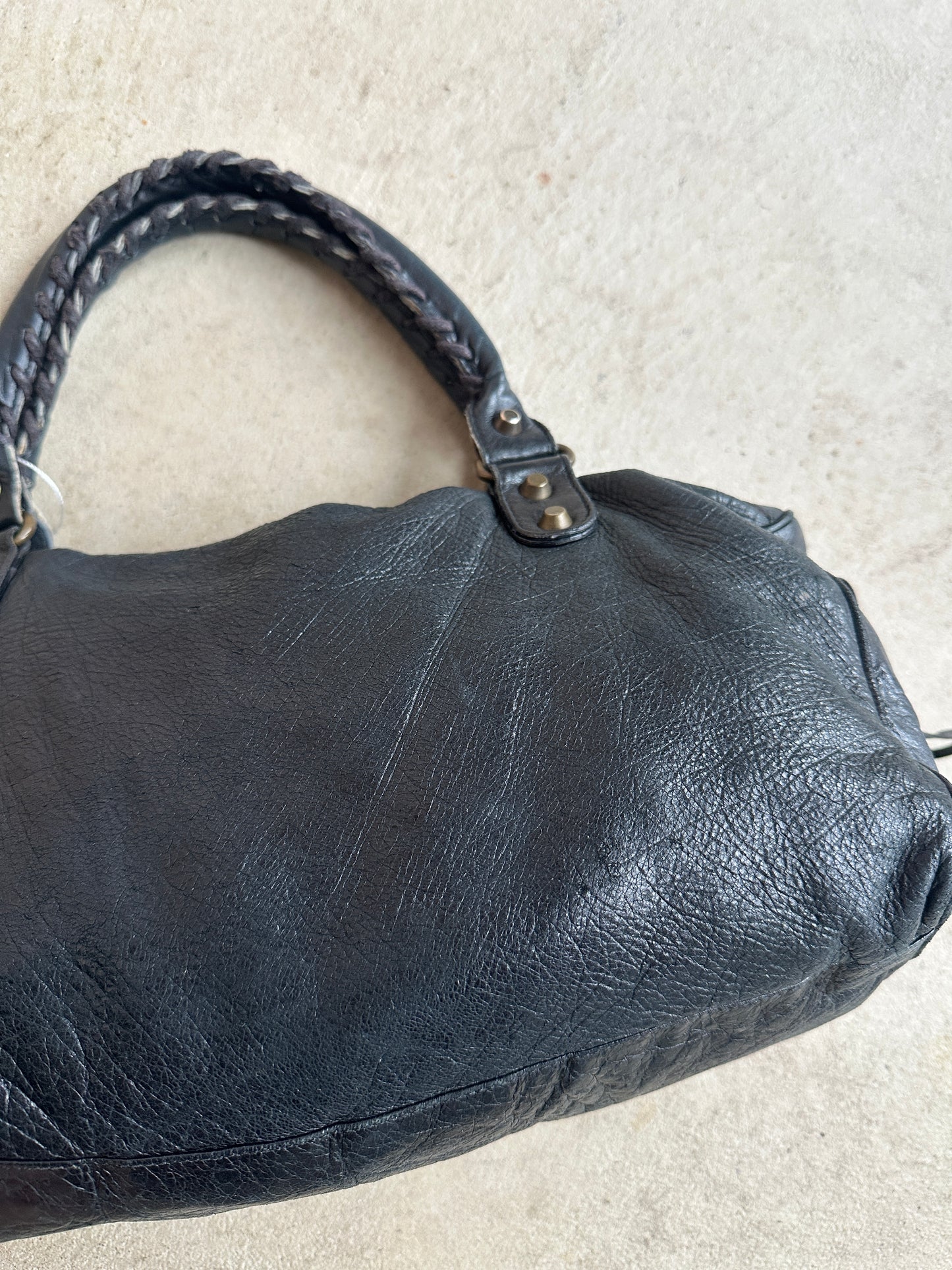 Vintage Balenciaga Black Twiggy Bag